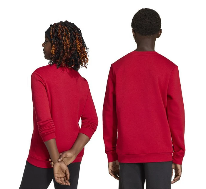 Dětská mikina adidas Entrada 26 Sweat Top červená JZ6556