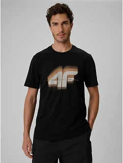 T-shirt regular z nadrukiem męski 4F 4FRSS26TTSHM4228-20S