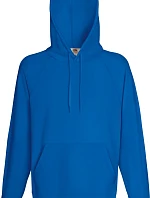 Fruit of the Loom Lightweight Hooded Sweat Pánská raglánová mikina s kapucí 16.2140 royal blue