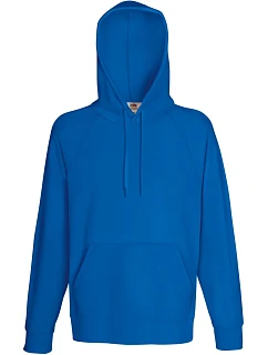 Fruit of the Loom Lightweight Hooded Sweat Pánská raglánová mikina s kapucí 16.2140 royal blue