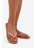 Dámské Japonské Pantofle Světle Hnědé 4FMM00FFLIF018-82S Dámské Japonské Pantofle Světle Hnědé 4FMM00FFLIF018-82S