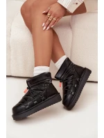 Dámské sněhule na platformě DFranklin DFSH370020 Černé