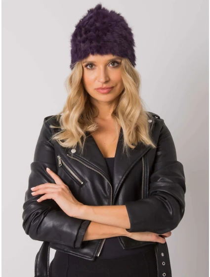 Dámská čepice AT CZ 16801 cap.38 tmavě fialová