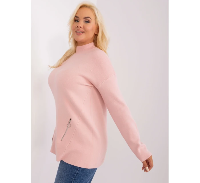 PM SW PM717 Svetr.20 světle růžová