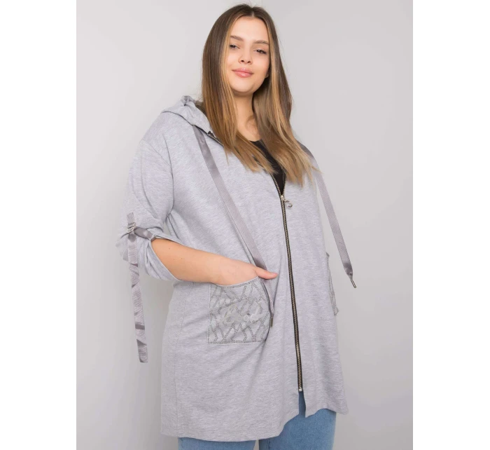 Mikina RV BL 6795.84 šedá