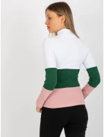 Dámská halenka RV BZ 8465 model 18310027 bílá a růžová - FPrice