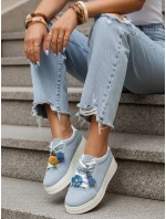 Dámské tenisky na platformě modré Dstreet model 21996401 - FashionStreet