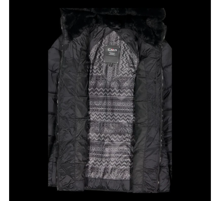 CMP dámská zimní bunda s kapucí sportovní zateplená černá (34K0036F/U901)