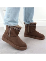 Dámské sněhule semišové hnědé Potocki model 21906182