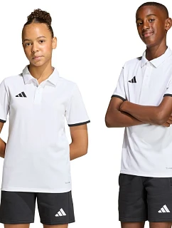 Dětské tričko adidas Entrada 26 Polo bílé JZ6624