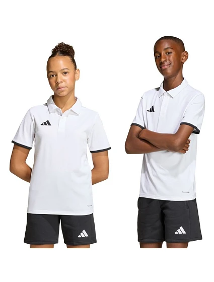 Dětské tričko Entrada 26 Polo bílé model 22052874 - ADIDAS Dětské tričko Entrada 26 Polo bílé model 22052874 - ADIDAS
