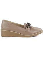 Dámské polobotky na klínovém podpatku s béžové barvy M.Daszynski model 22068852 - M. Daszyński Dámské polobotky na klínovém podpatku s béžové barvy M.Daszynski model 22068852 - M. Daszyński