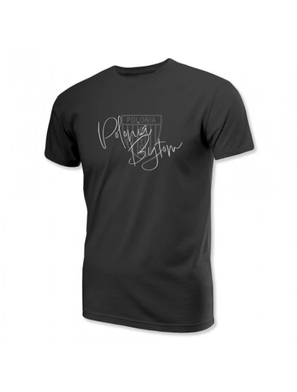 Polonia Bytom Black Pánské tričko s krátkým rukávem Polonia Bytom Black Pánské tričko s krátkým rukávem