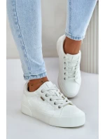 Dámské Tenisky Na Platformě Zateplené Big Star model 21675224 Bílé - Big Star Shoes Dámské Tenisky Na Platformě Zateplené Big Star model 21675224 Bílé - Big Star Shoes