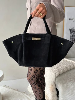 Kabelka Z Semiše Černá model 21728381 - Boto