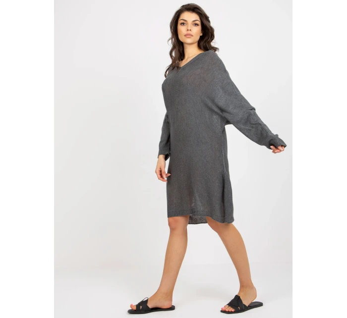 Dámský svetr BA SW C1001.57P tmavě šedá - FPrice