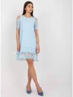 LK SK 506654 šaty.52 světle modrá