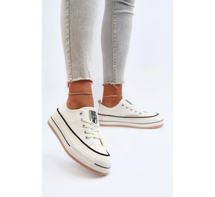 Dámské tenisky Big Star Bílé Dámské tenisky Big Star Bílé