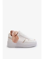 Dámské Tenisky na platformě Bílé Tessama Dámské Tenisky na platformě Bílé Tessama