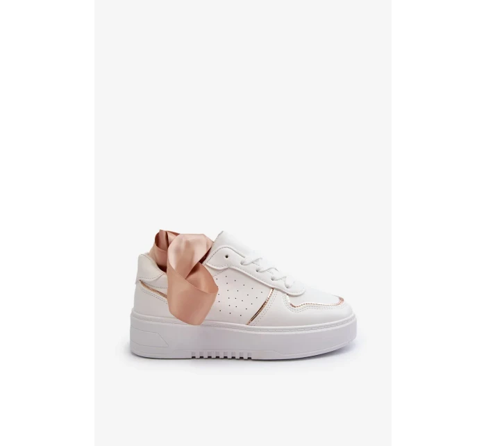 Dámské Tenisky na platformě Bílé Tessama Dámské Tenisky na platformě Bílé Tessama