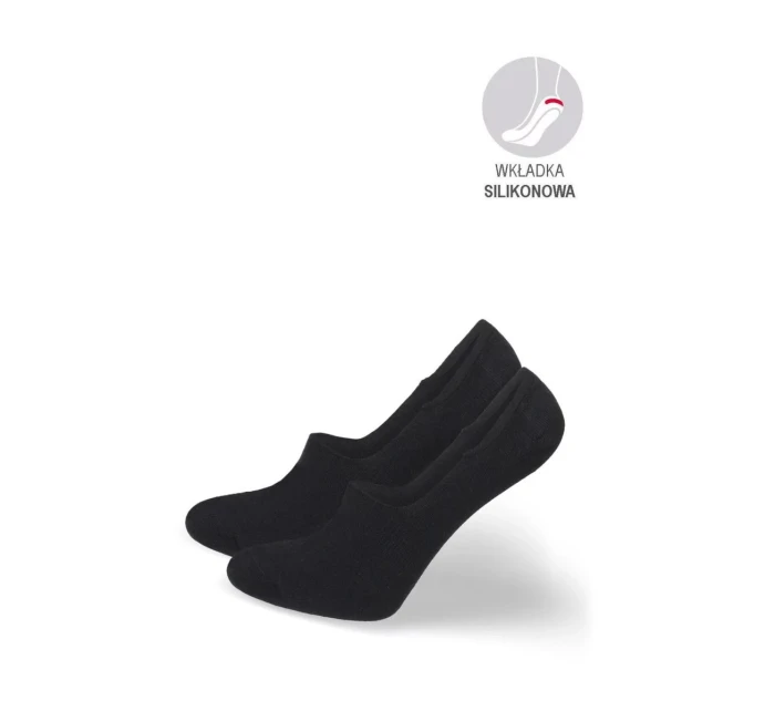 Dámské mikro-kotníkové bavlněné ponožky – černé Dámské mikro-kotníkové bavlněné ponožky – černé