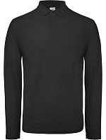 B&C ID.001 LSL Pánské piqué polo s dlouhým rukávem model 22421385 black B&C ID.001 LSL Pánské piqué polo s dlouhým rukávem model 22421385 black