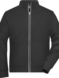 Daiber JN 1810 Pánská pracovní mikina Doubleface - Solid 02.1810 black