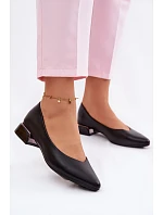 Baleríny Na Nízkém Podpatku model 22099966 Černé - VINCEZA