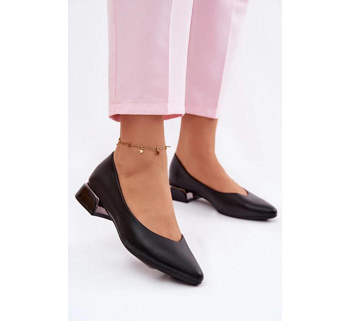 Baleríny Na Nízkém Podpatku model 22099966 Černé - VINCEZA