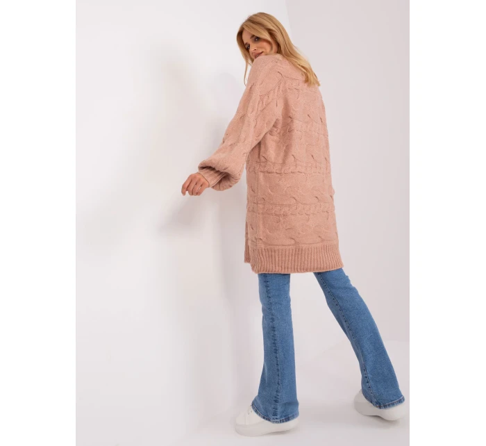 Sweter AT SW model 18900672 ciemny różowy - FPrice