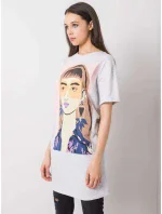 Tunika D12022O02382A světle šedá