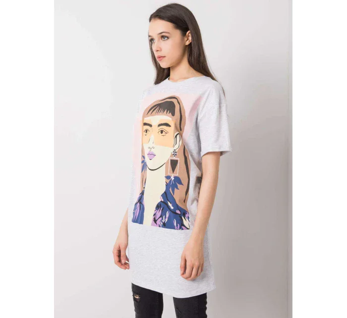 Tunika D12022O02382A světle šedá