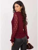 Bluzka IT BZ model 21807975 bordowy - FPrice Bluzka IT BZ model 21807975 bordowy - FPrice