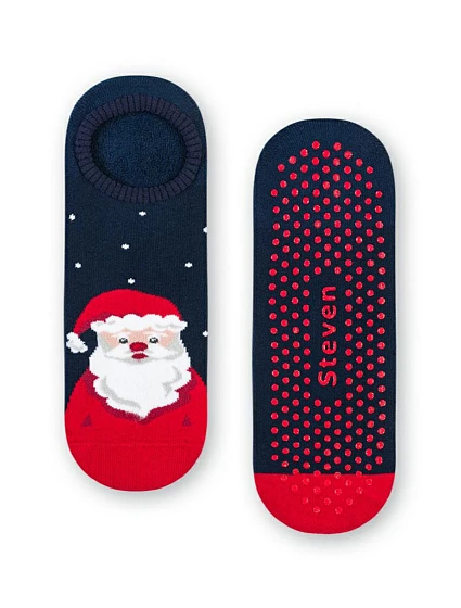 Dámské vánoční ponožky - Froté s ABS 132