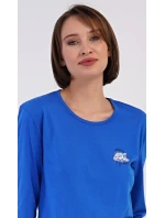 Dámské pyžamo dlouhé Květy Dámské pyžamo dlouhé Květy