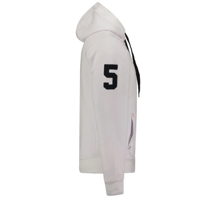 Geographical Norway Folton EO 100 M WW4783H/GNO-Bílá mikina