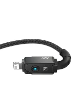 Baseus Nezlomitelný kabel USB-IP 2,4A 1m (černý)