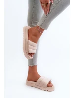 Dámské Žabky Na Platformě Big Star model 21660805 Beige - Big Star Shoes