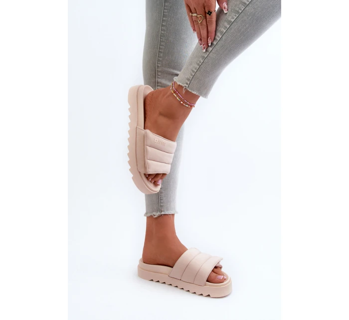 Dámské Žabky Na Platformě Big Star model 21660805 Beige - Big Star Shoes