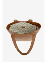 Kabelka s přezkou světle hnědá model 21711823 - NOBO Kabelka s přezkou světle hnědá model 21711823 - NOBO