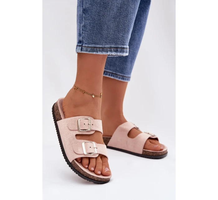 Dámské žabky Světle růžové model 21908455 - Boto