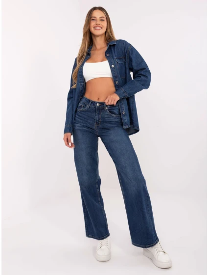 Spodnie model 21234030 ciemny niebieski - FPrice