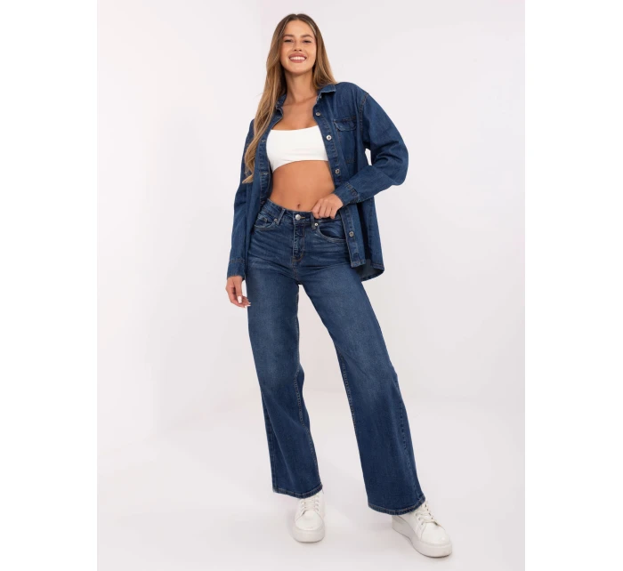 Spodnie model 21234030 ciemny niebieski - FPrice