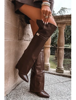 Kozačky na podpatku  model 221161 Step in style