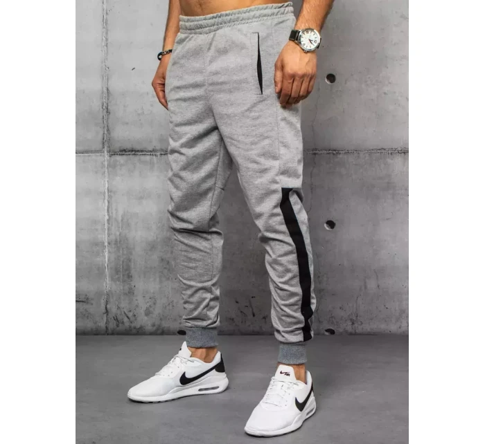 FashionStreet pánské světle šedé tepláky UX3236