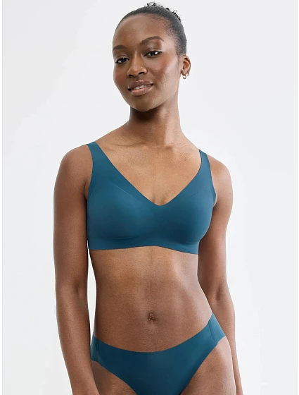 Dámská podprsenka ZERO Feel 2.0 Soft bra - Smoky Blue - modrá 1692 - SLOGGI Dámská podprsenka ZERO Feel 2.0 Soft bra - Smoky Blue - modrá 1692 - SLOGGI