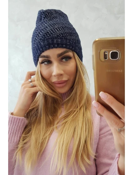Fleecová čepice Berta K247 navy blue Fleecová čepice Berta K247 navy blue