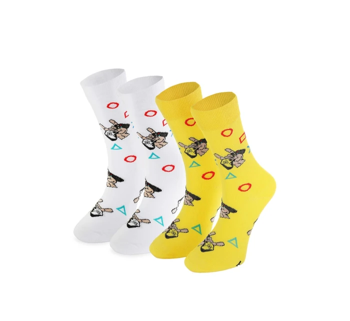 Unisex ponožky s motivem – balení 2 v model 21770426 - K-Fashion Unisex ponožky s motivem – balení 2 v model 21770426 - K-Fashion