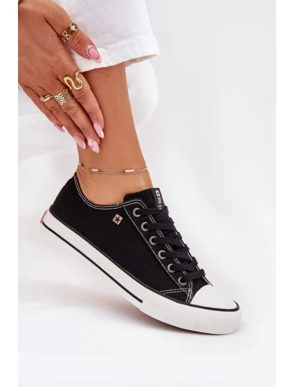 Dámské nízké tenisky Big Star – černé Dámské nízké tenisky Big Star – černé