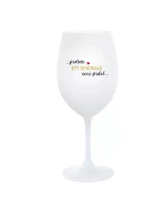 ...PROTOŽE BÝT model 21802007 NENÍ PRDEL... bílá sklenice na víno 350 ml - Giftela